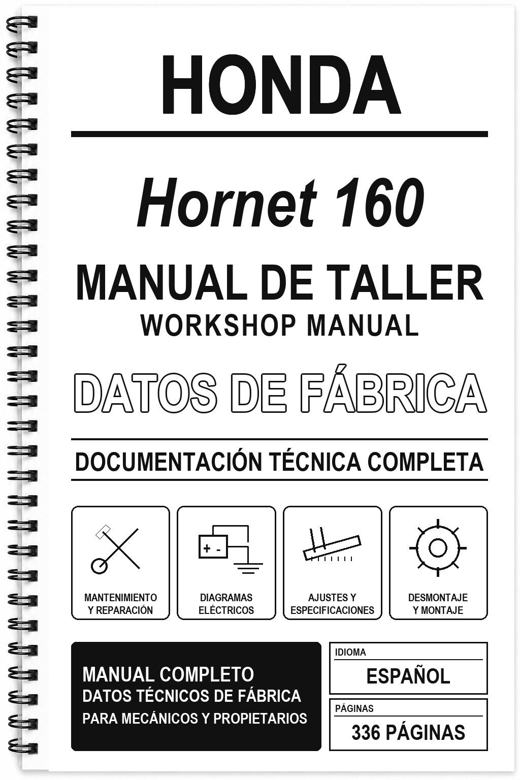 Manual de Taller Honda Hornet 160
