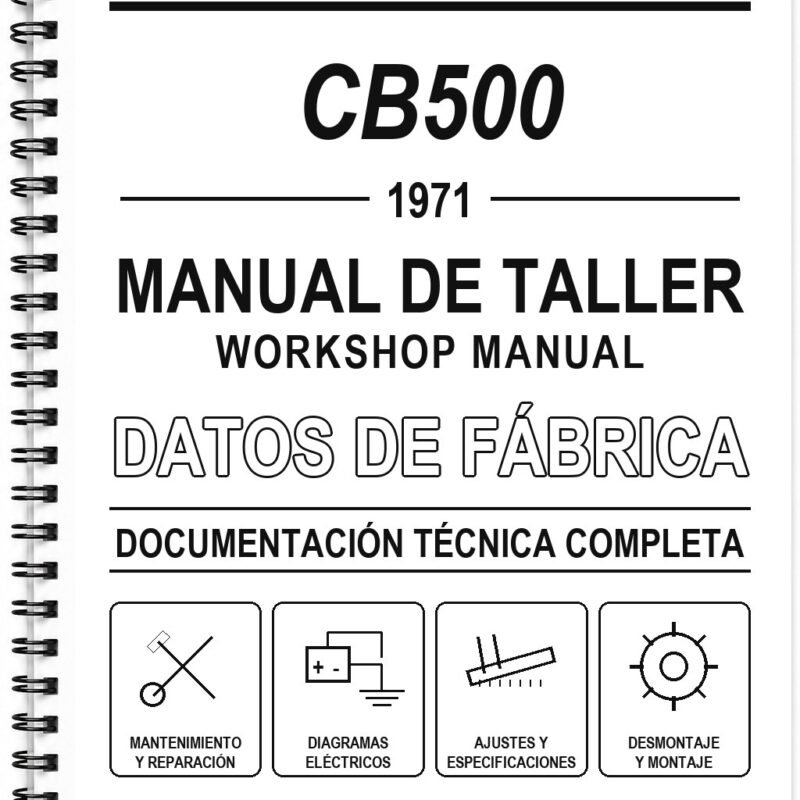 Manual de Taller Honda CB500 (1971)