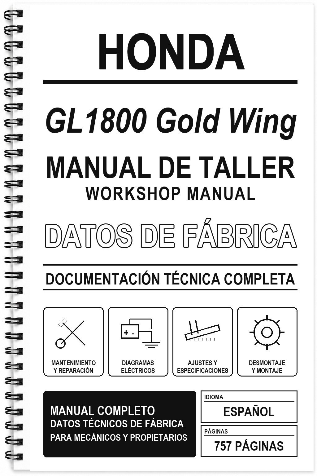 Manual de Taller Honda GL1800 Gold Wing