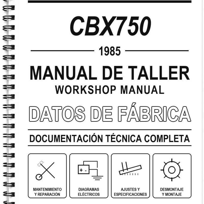 Manual de Taller Honda CBX750 (1985)
