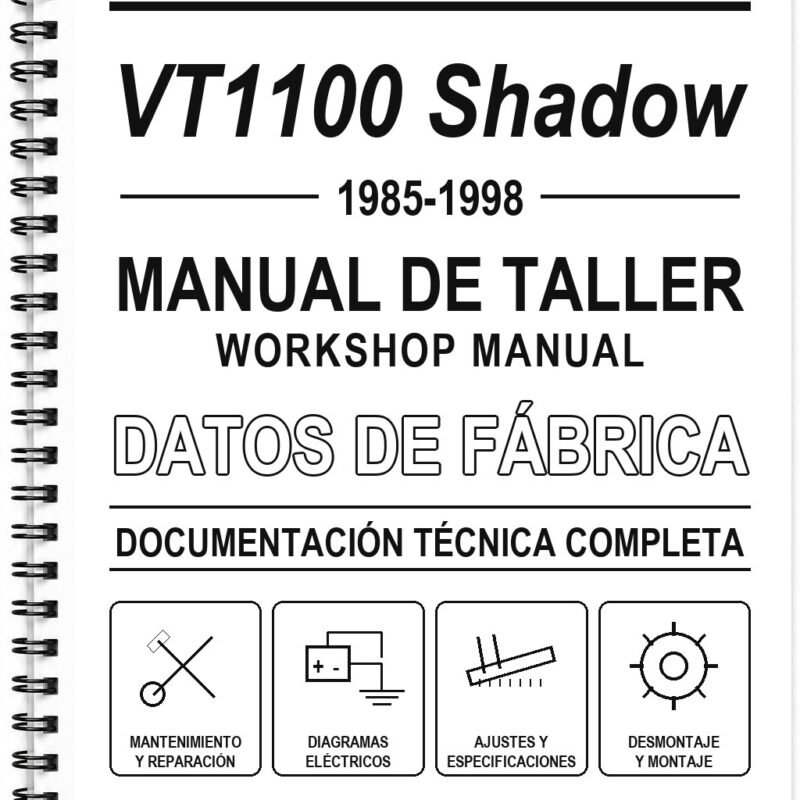Manual de Taller Honda VT1100 Shadow (1985-1998)