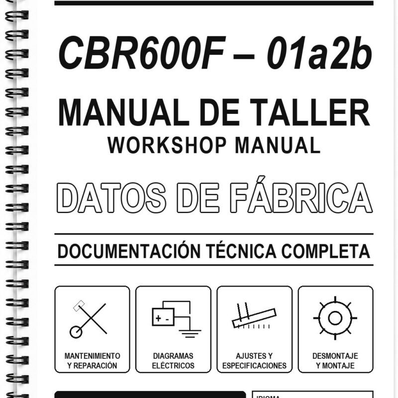 Manual de Taller Honda CBR600F – 01a2b