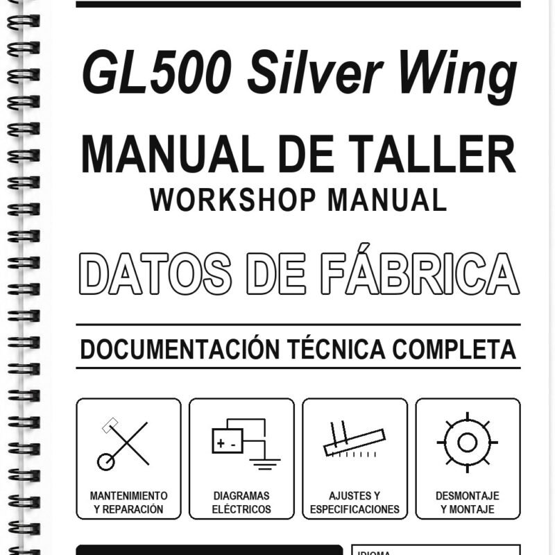Manual de Taller Honda GL500 Silver Wing (Inglés)