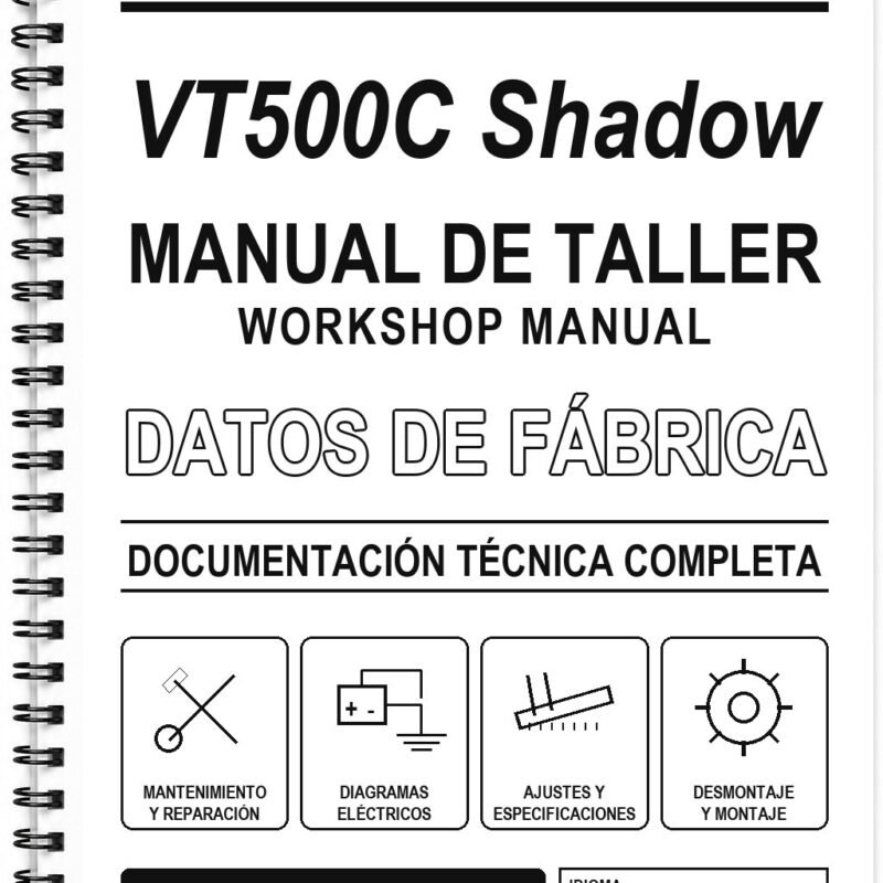 Manual de Taller Honda VT500C Shadow (Inglés)