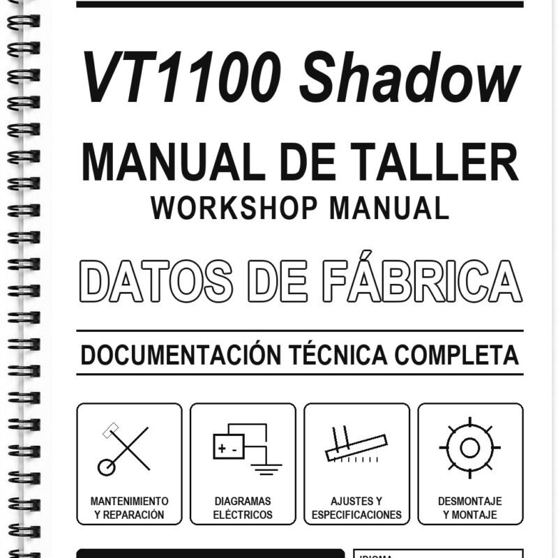 Manual de Taller Honda VT1100 Shadow (Inglés)