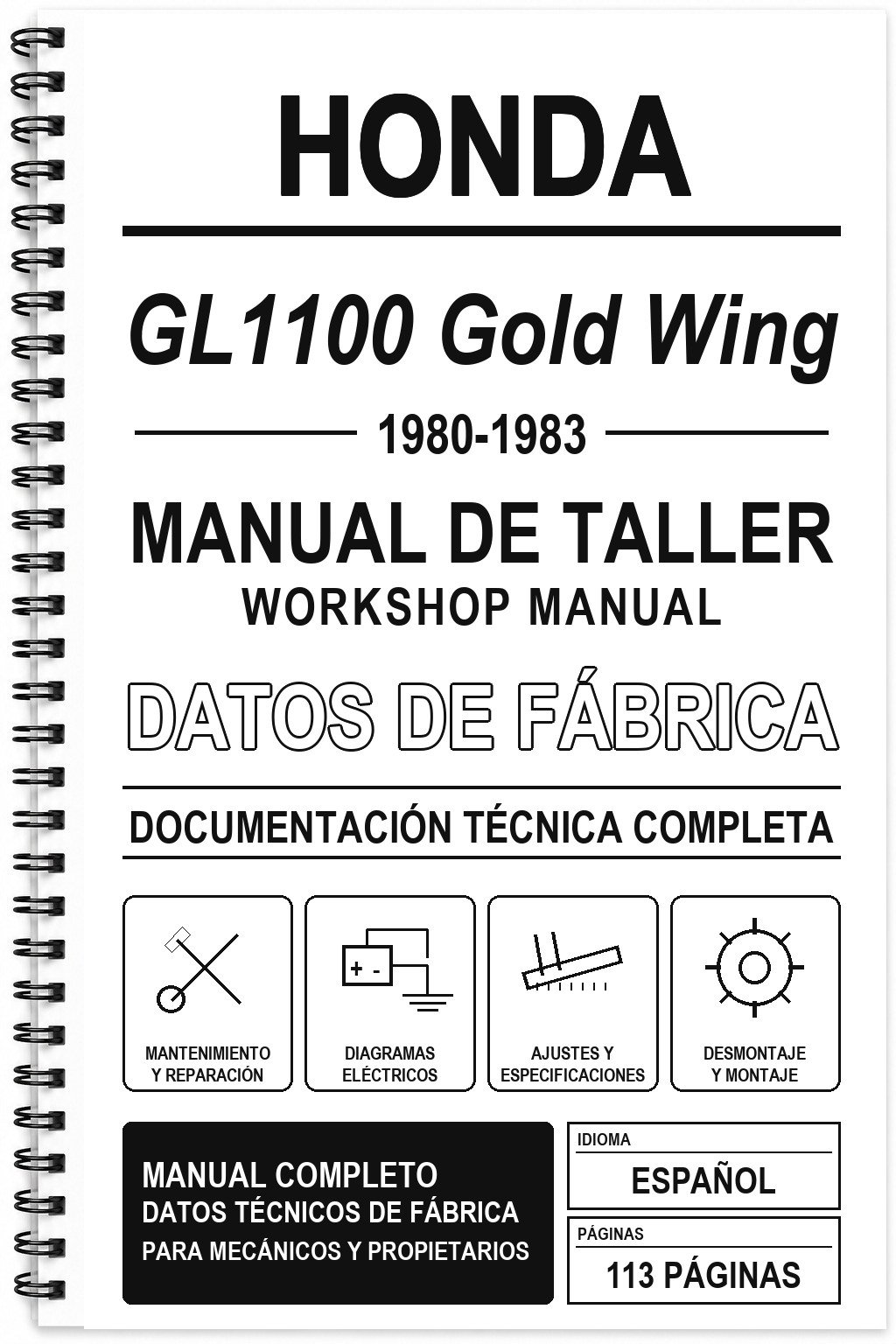 Manual de Taller Honda GL1100 Gold Wing (1980-1983)