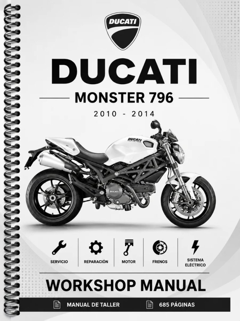 Manual de Taller Ducati Monster 796 (2010-2014)