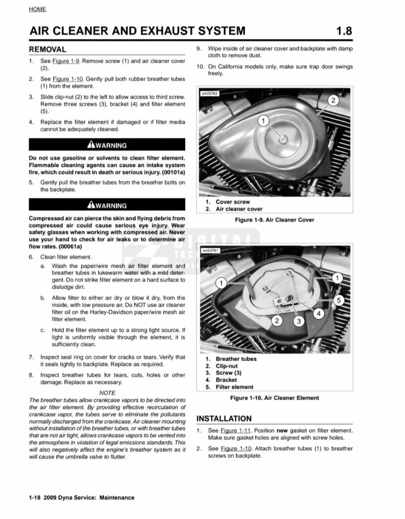 Manual de Taller Harley-Davidson Dyna 2009 - Imagen 3