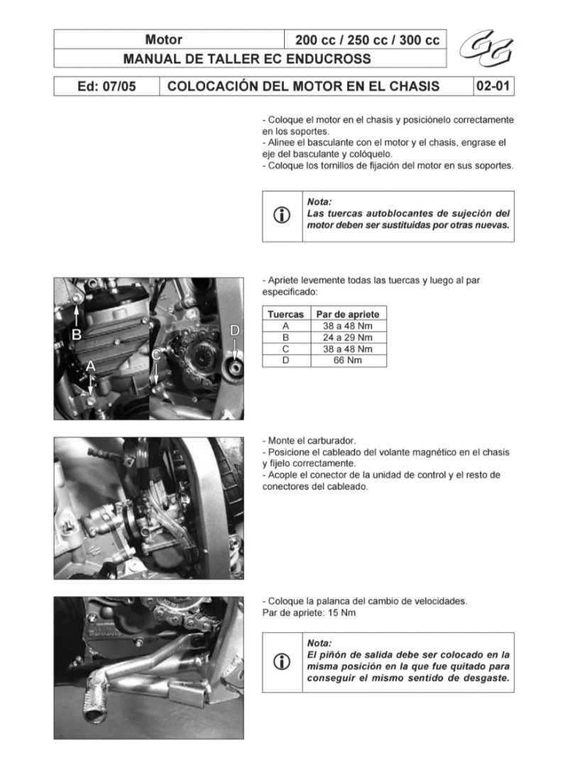 Manual de Taller Gas Gas EC 2007 - Imagen 3