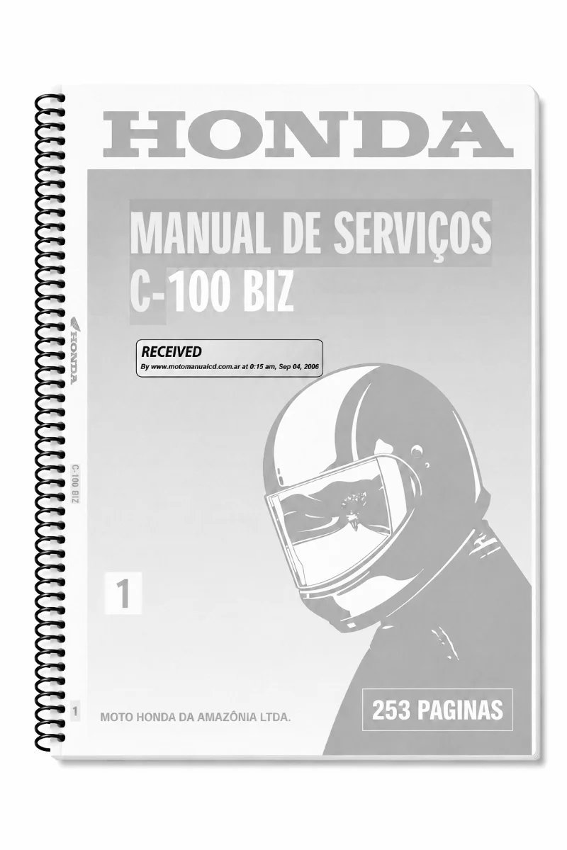 Manual de Taller Honda C-100 Biz 2006