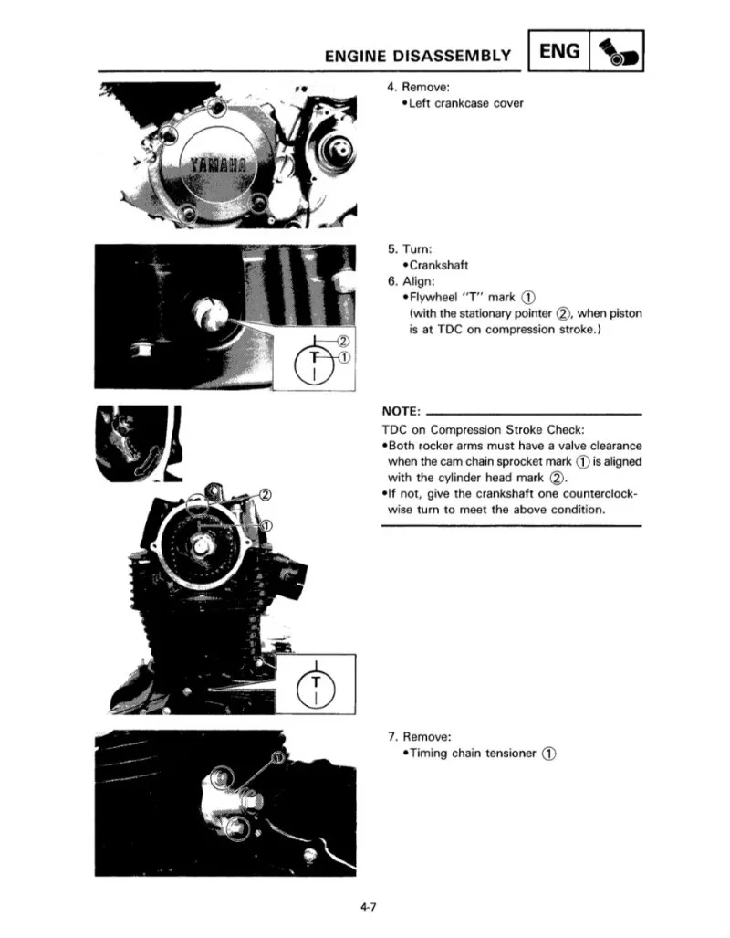 Manual de Taller Yamaha YFM350X Warrior (1997) (Inglés) - Imagen 3