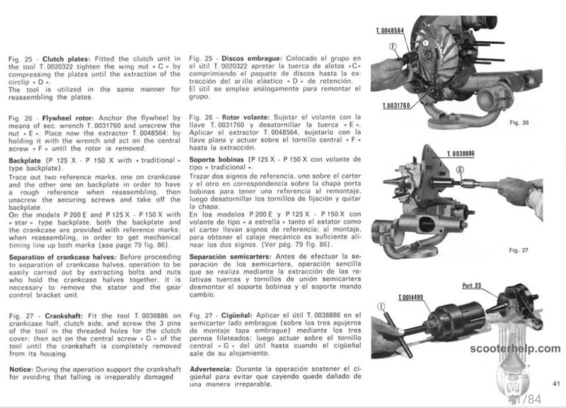 Manual de Taller Vespa PX 1994 - Imagen 3