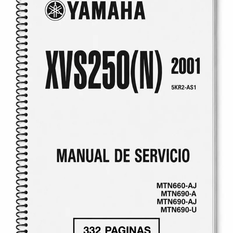 Manual de Taller Yamaha XVS250(N) 2001