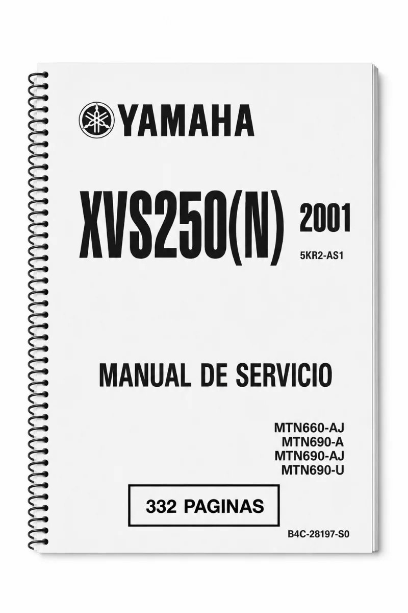 Manual de Taller Yamaha XVS250(N) 2001