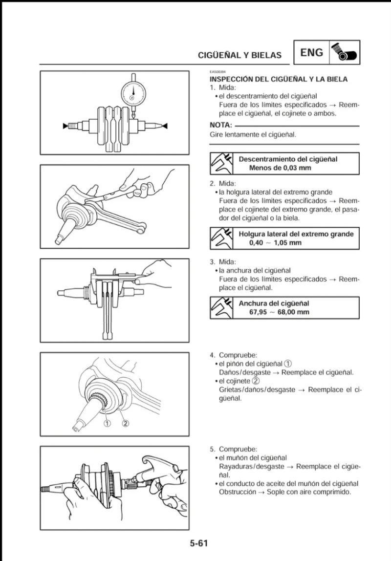 Manual de Taller Yamaha XVS250(N) 2001 - Imagen 3