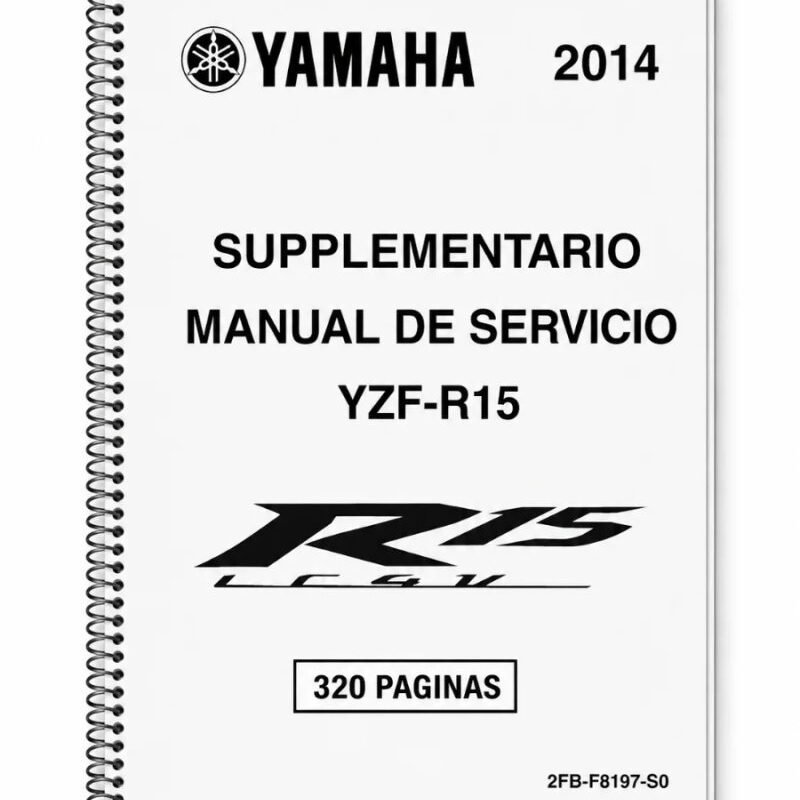 Manual de Taller Yamaha YZF-R15 2014