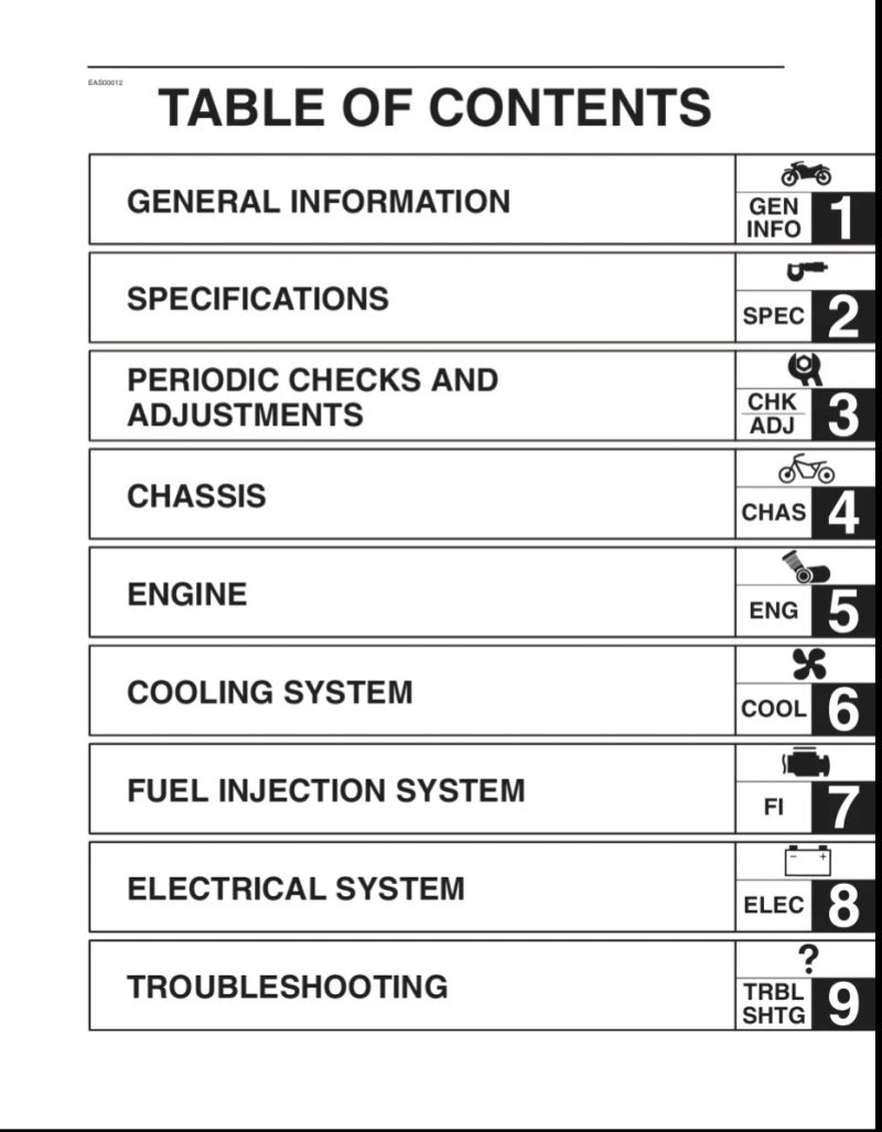Manual de Taller Yamaha YZF-R6R/SR/RC/SRC 2002 - Imagen 2