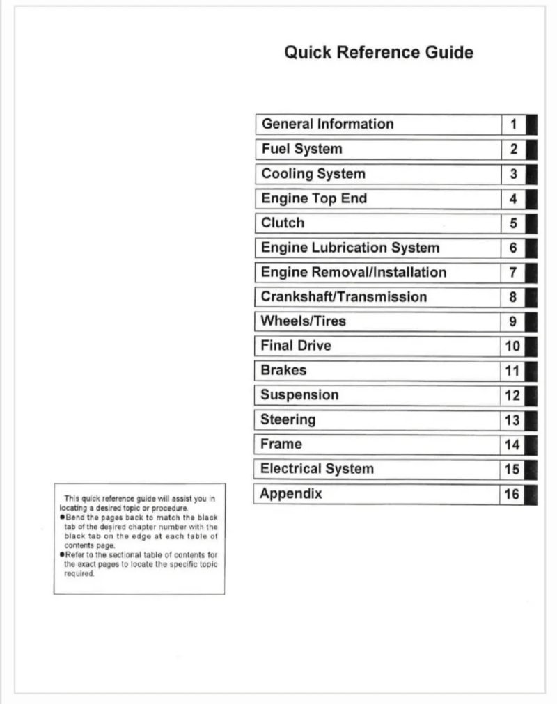 Manual de Taller Kawasaki Ninja ZX-9R 2000-2001 - Imagen 2