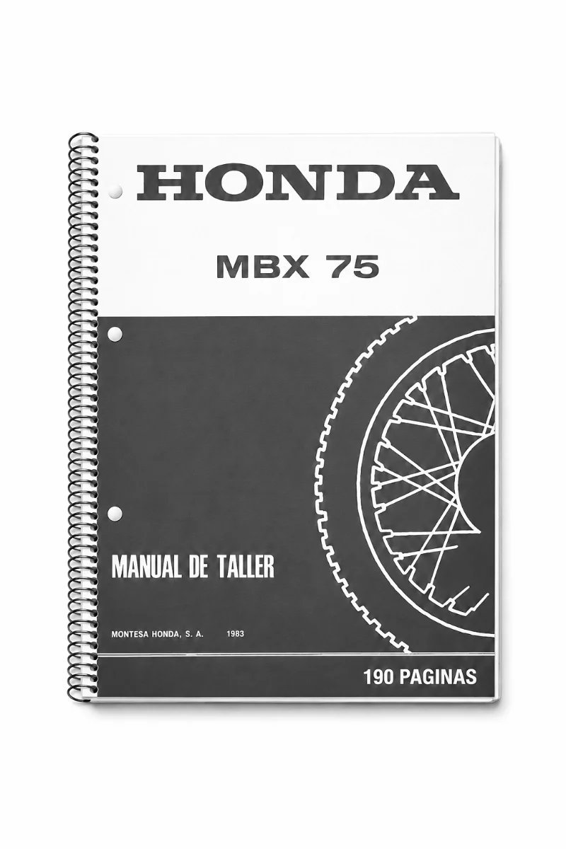 Manual de Taller Honda MBX 75 1983