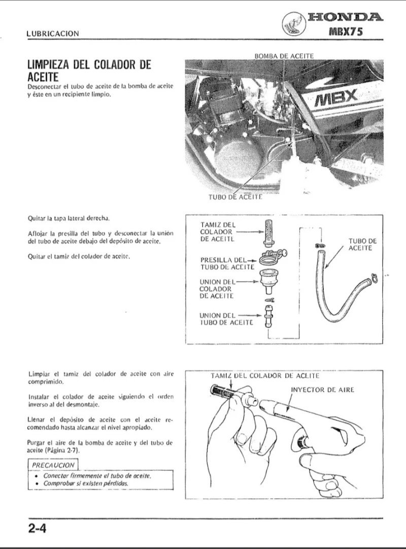 Manual de Taller Honda MBX 75 1983 - Imagen 3