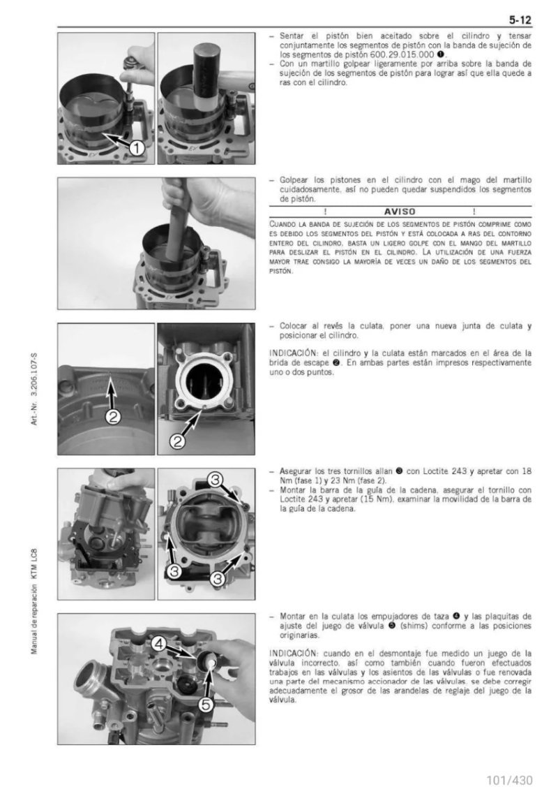 Manual de Taller KTM ADVENTURE 2003 al 2011 - Imagen 3