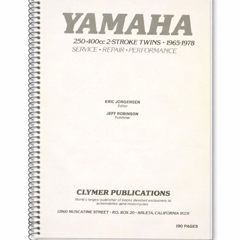 Manual Yamaha RD 250-400cc 1965-1978