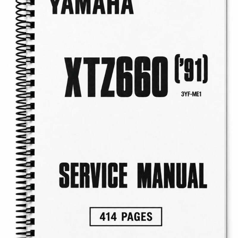 Manual de Taller Yamaha XTZ660 (1991)