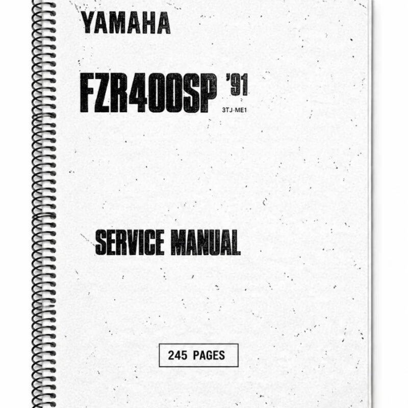 Manual de Taller Yamaha FZR400SP 1991