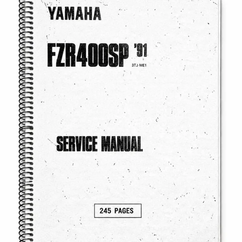 Manual de Taller Yamaha FZR400SP 1991