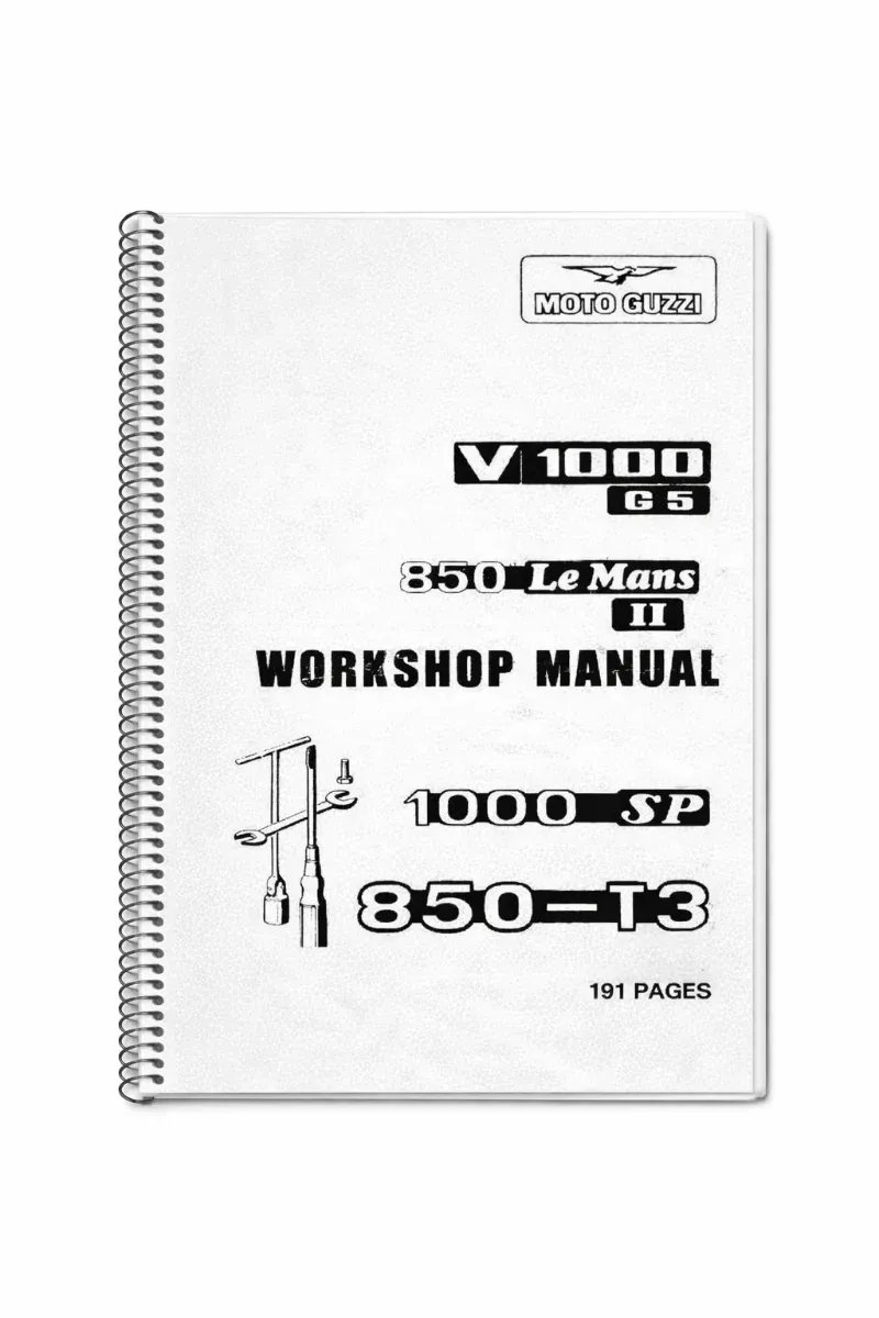 Manual de Taller Moto Guzzi 850 Le Mans II,T3,1000 SP