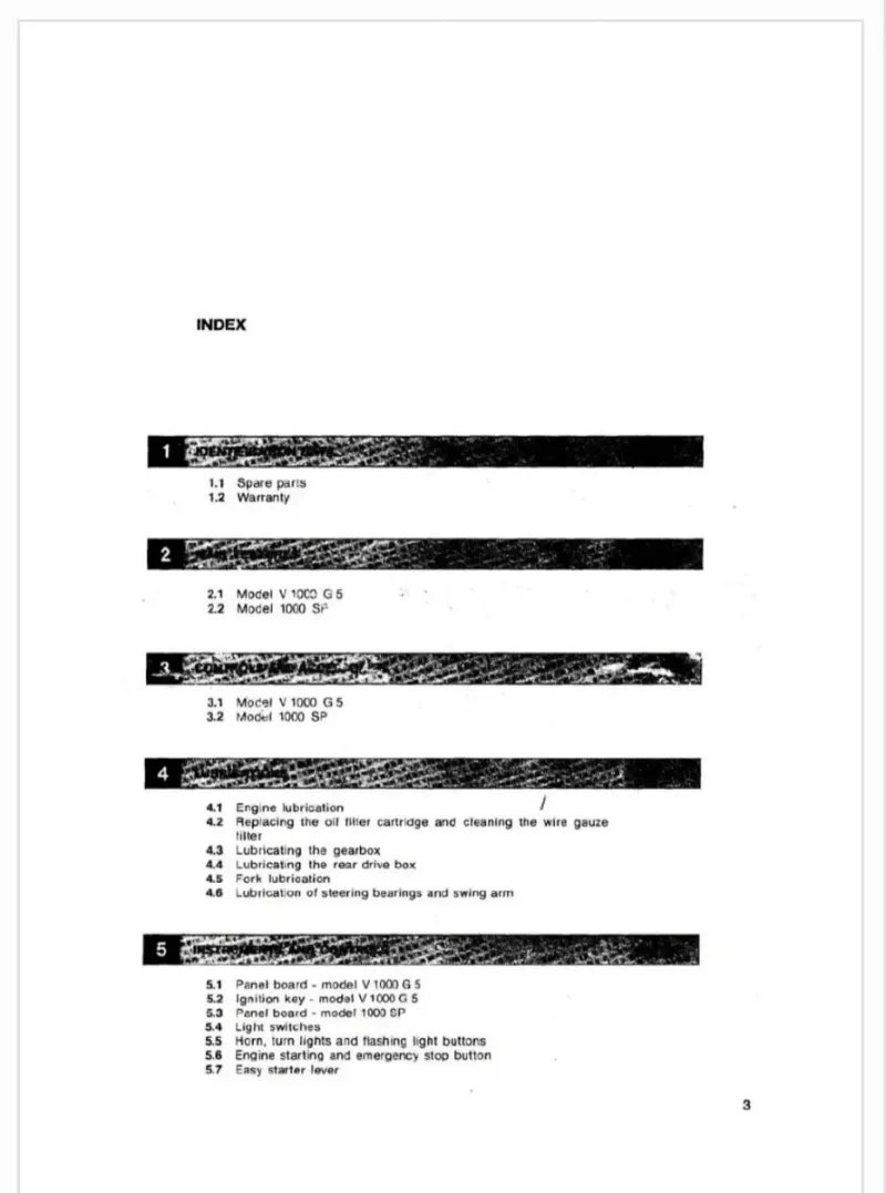 Manual de Taller Moto Guzzi 850 Le Mans II,T3,1000 SP - Imagen 2
