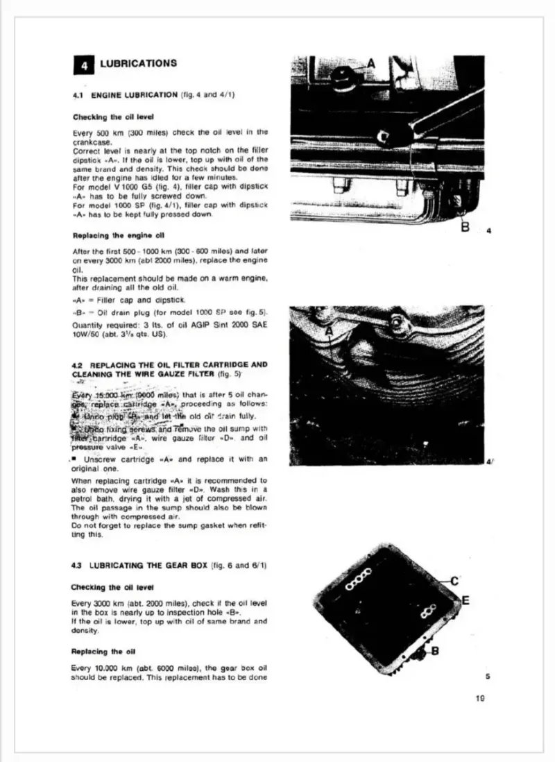 Manual de Taller Moto Guzzi 850 Le Mans II,T3,1000 SP - Imagen 3