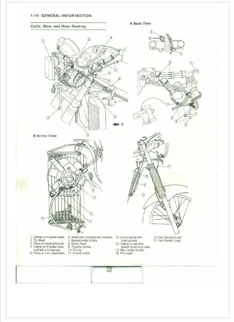 Manual de Taller Kawasaki KLR650 Tengai 1989-1991 (Inglés) - Imagen 3