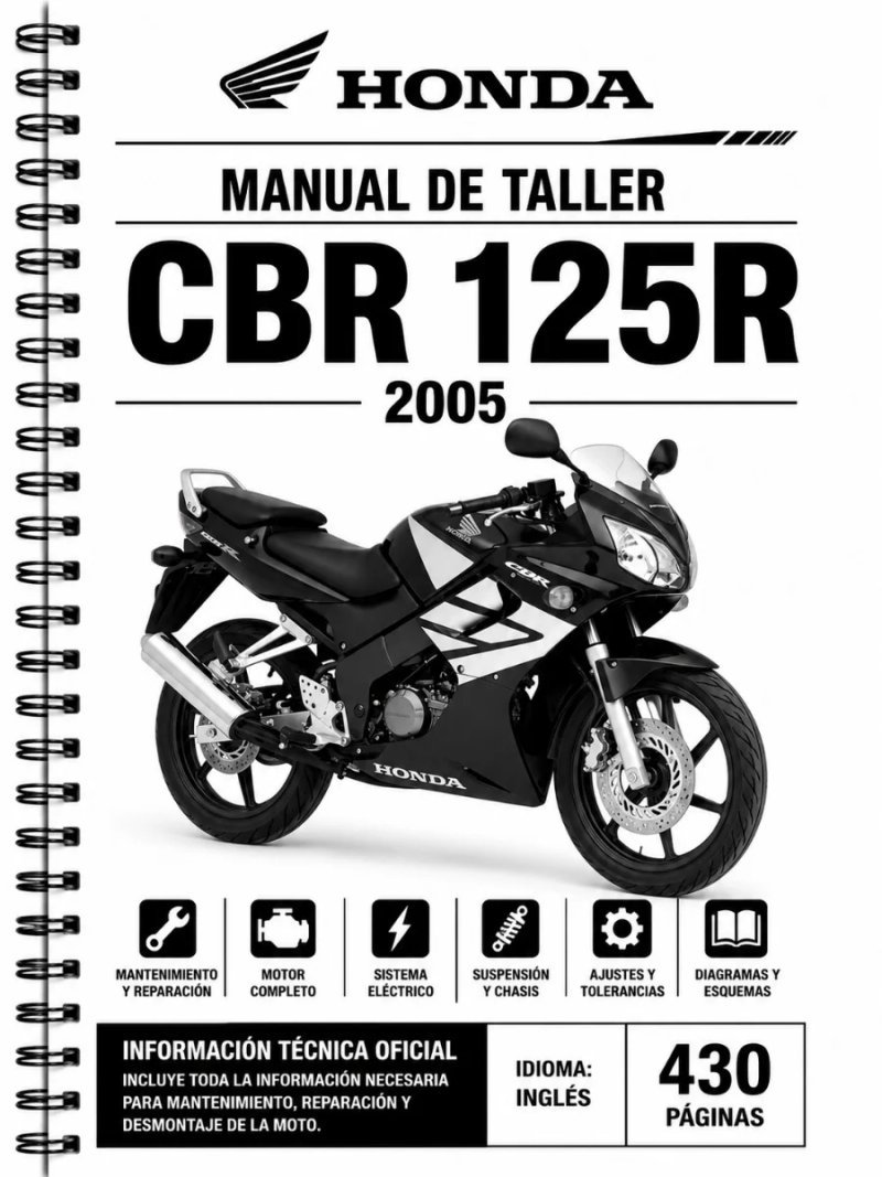 Manual de Taller Honda CBR 125R 2005
