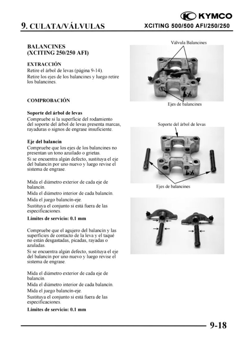Manual de Taller Kymco XCITING 500 2007 - Imagen 3