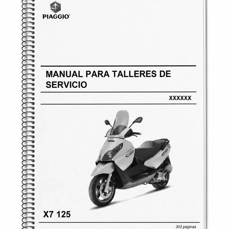 Manual de Taller Piaggio X7 125 2007 (en español)