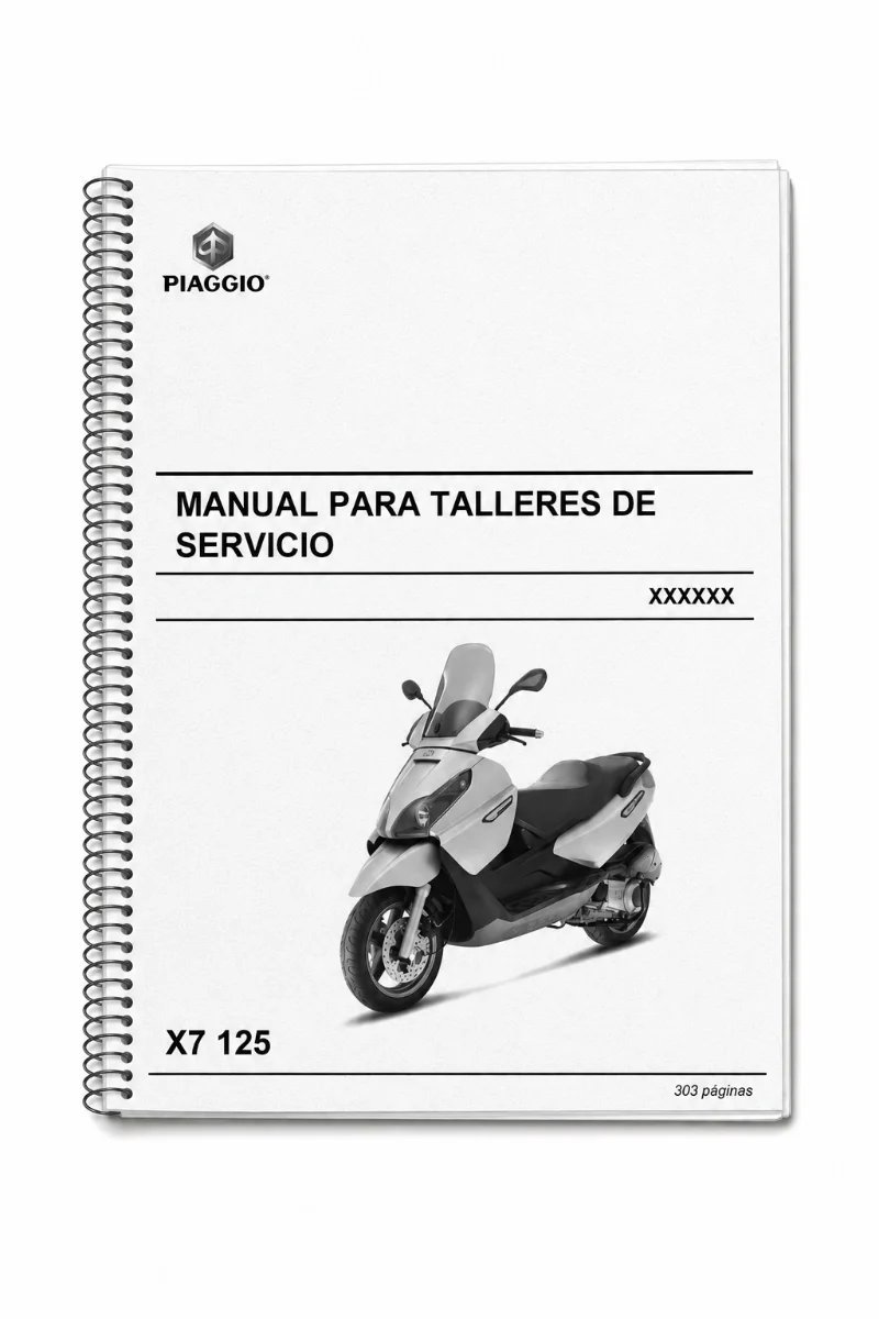 Manual de Taller Piaggio X7 125 2007 (en español)