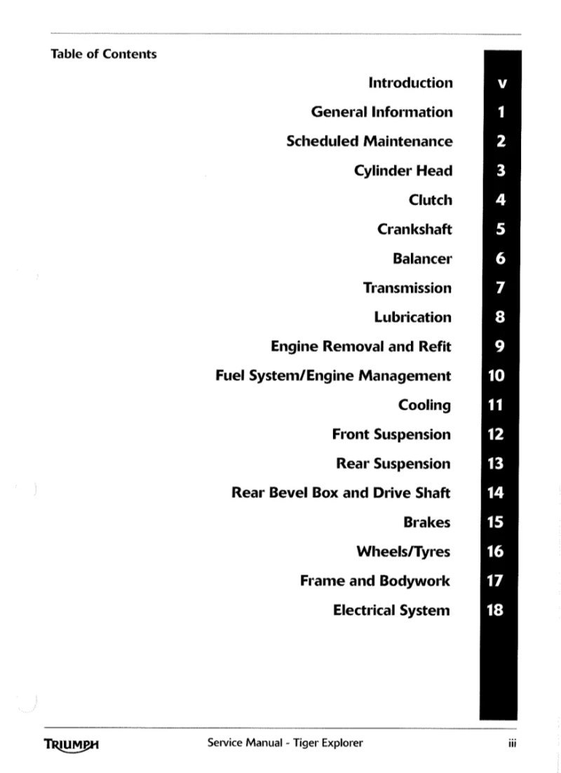 Manual de Taller Triumph Tiger Explorer 1200 2012-2015 - Imagen 2