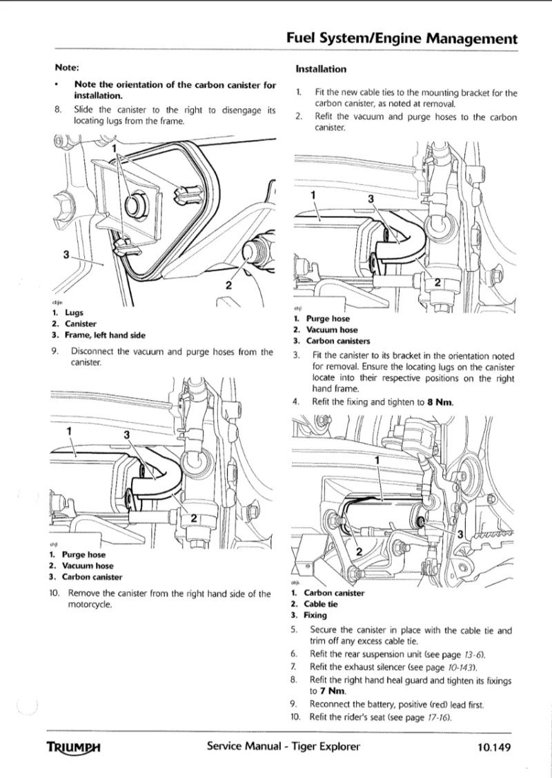 Manual de Taller Triumph Tiger Explorer 1200 2012-2015 - Imagen 3