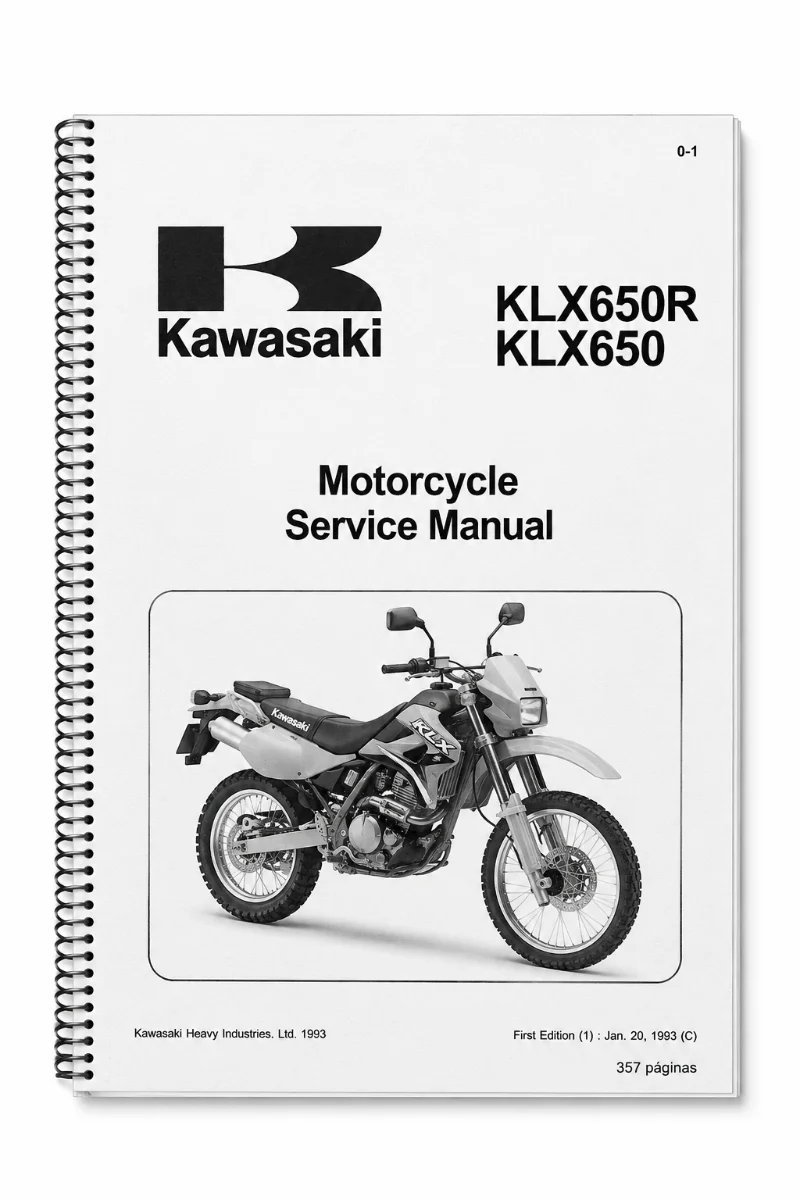 Manual de Taller Kawasaki KLX 650 y 650R 1993