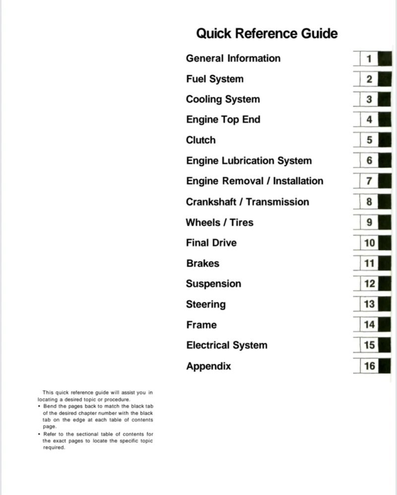 Manual de Taller Kawasaki KLX 650 y 650R 1993 - Imagen 2