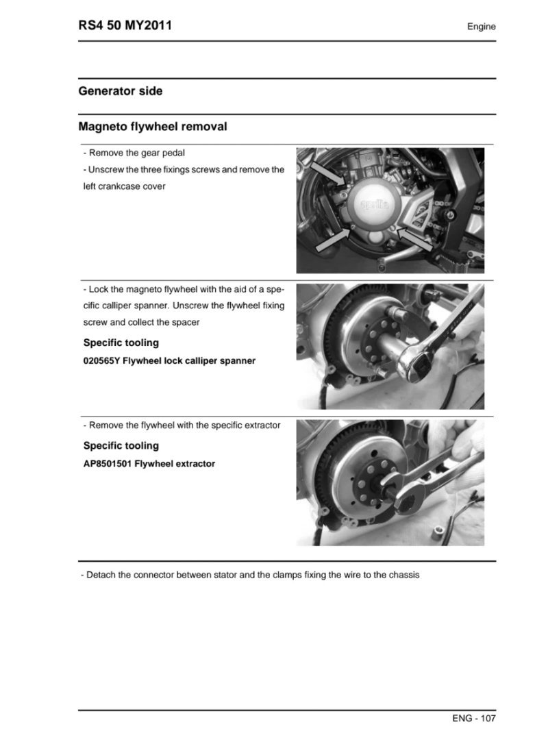 Manual de Taller Aprilia RS 4 50 2011 - Imagen 3