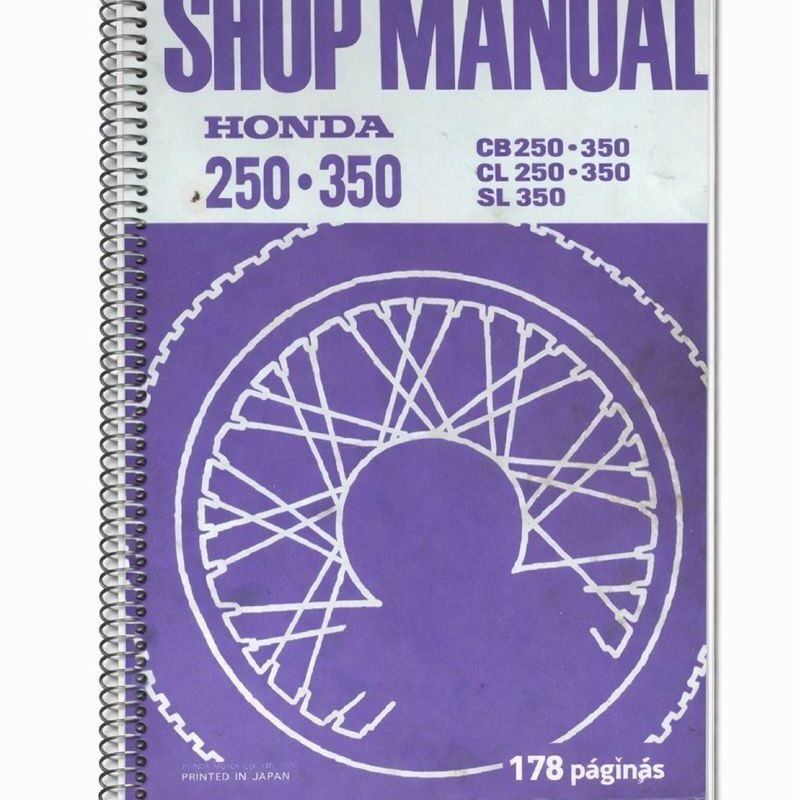Manual Tienda Honda CB/CL/SL 250-350