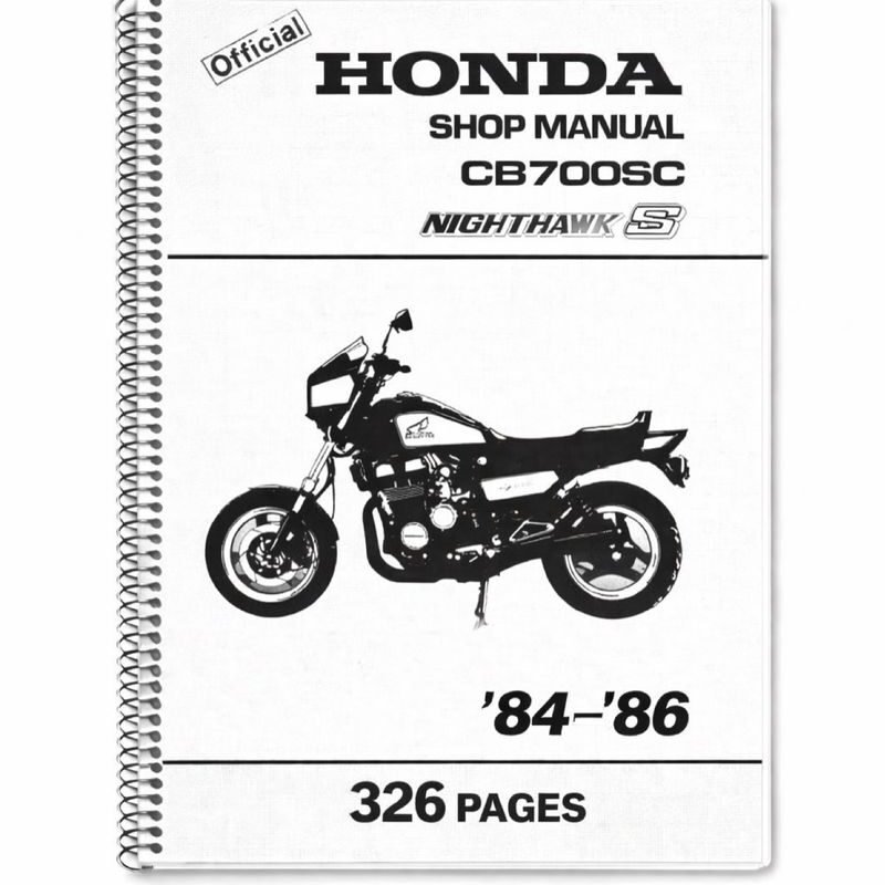 Manual Taller Honda CB700SC Nighthawk 1984-1986