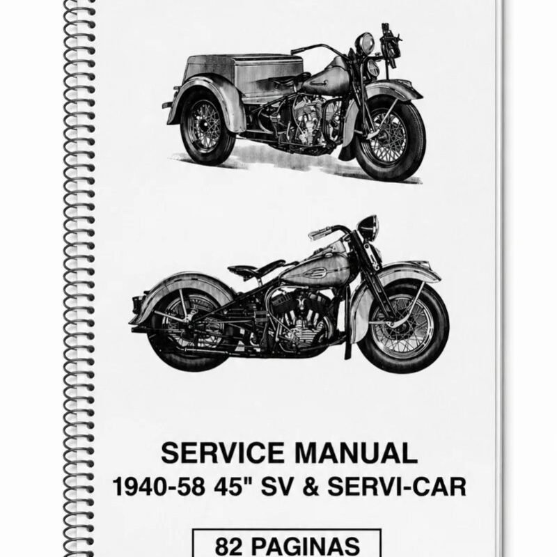 Manual de Taller Harley 1940-1958 SV Servi-Car