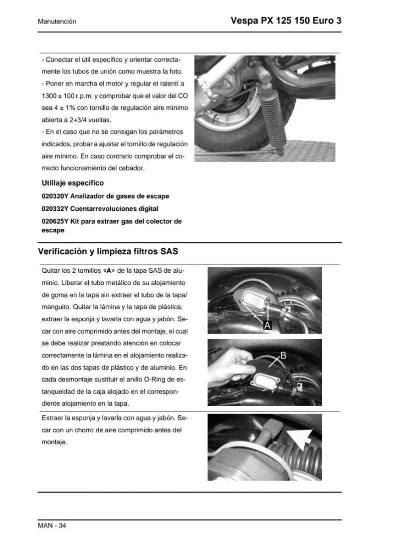 Manual de Taller Vespa PX 125/150 - Imagen 3
