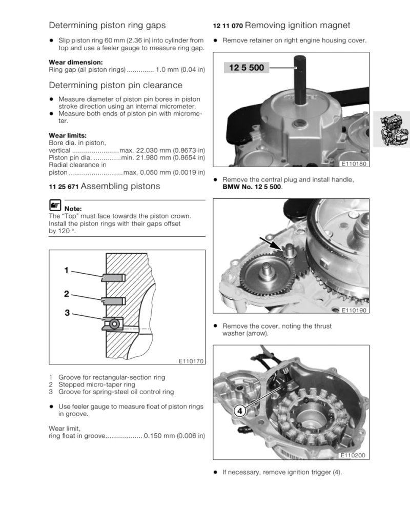Manual de Taller BMW F 650 GS 1999 - Imagen 3