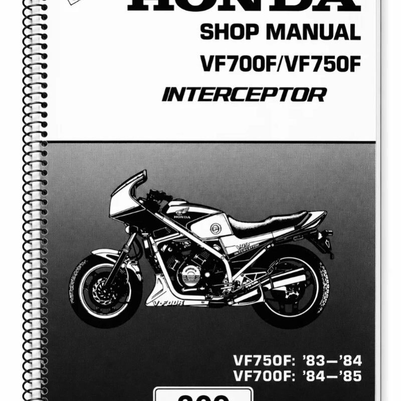 Manual Taller Honda VF700F/VF750F Interceptor 1983