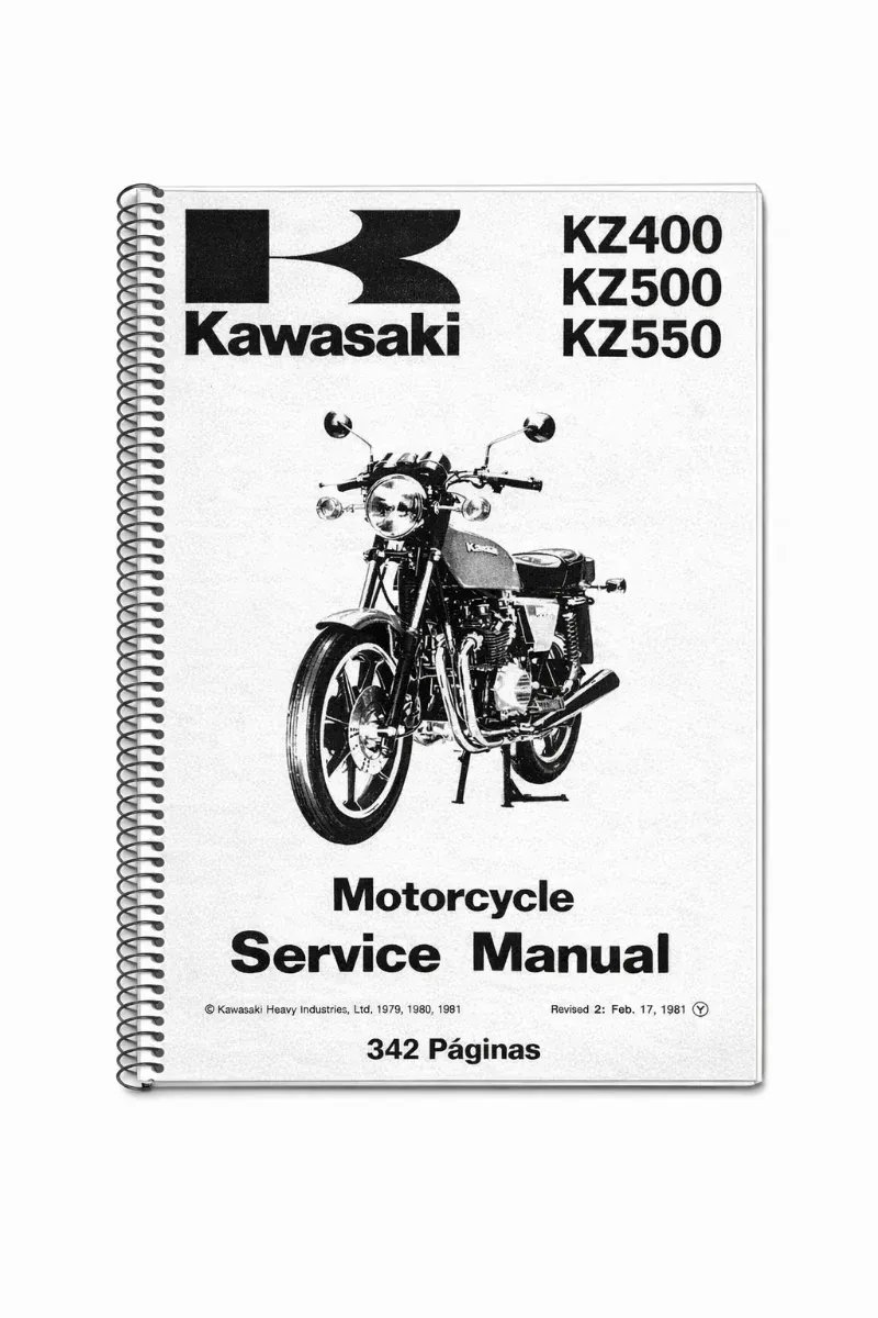 Manual de Taller Kawasaki KZ400 KZ500 KZ550 1981