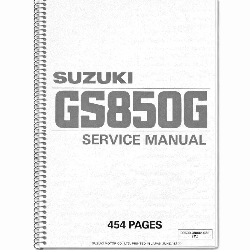 Manual de Taller Suzuki GS850G